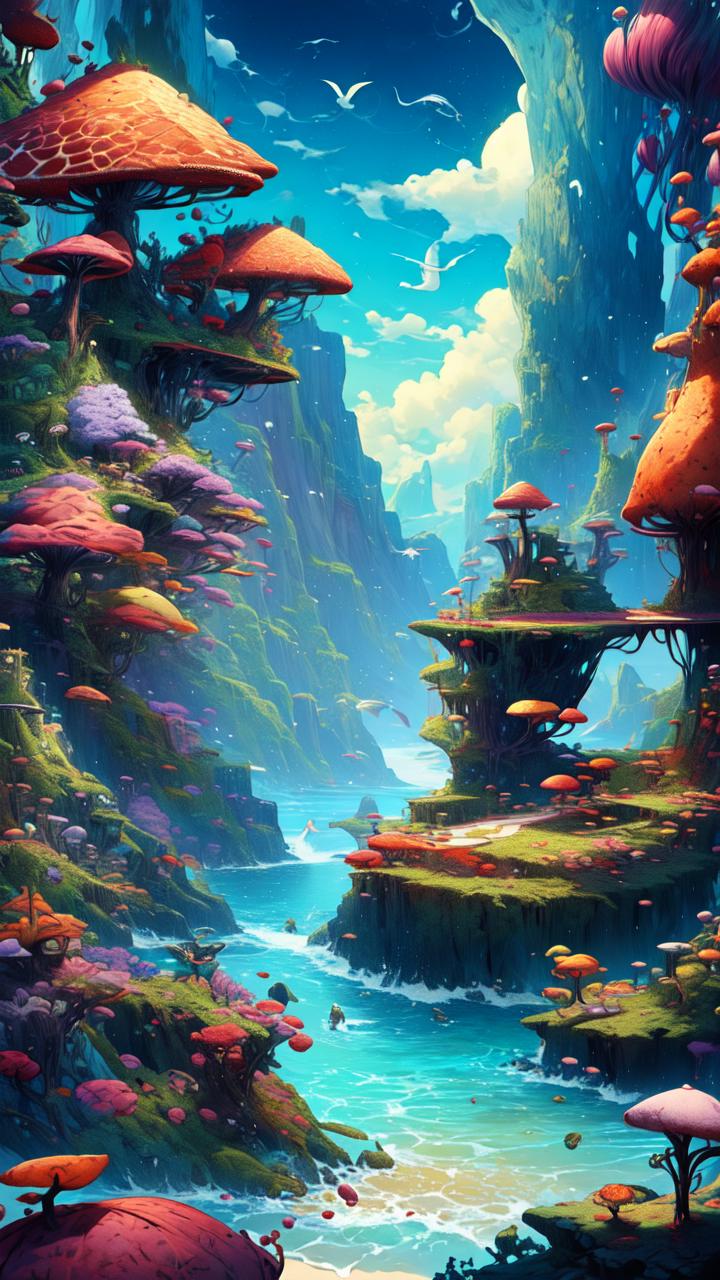 Fantasy World Anime Wallpapers  Wallpaper Cave